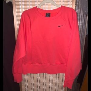 Bright Salmon Nike Sweatshirt open wings